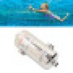 Penukar Panas Kolam Renang Stainless Steel 60 kW dengan Pembatas Aliran Terpasang